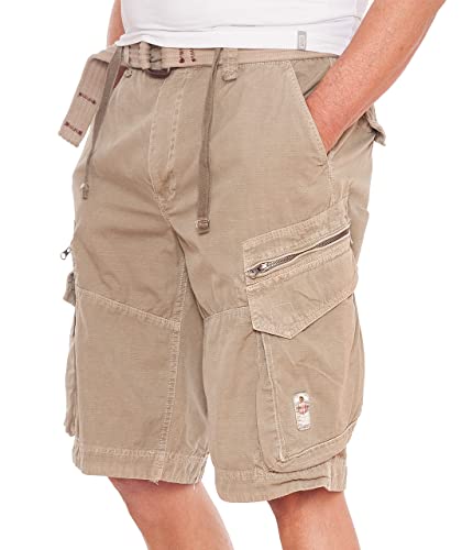 Jet Lag Herren Cargo Shorts 22-788, Farbe:Vintage Khaki, Größe:W31 von Jet Lag