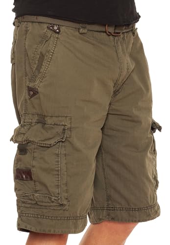 Jet Lag Herren Cargo Shorts Take Off 7, Farbe:Oliv, Größe:W38 Jet Lag Herren Cargo Shorts Take Off 7, Farbe:Oliv, Größe:W38 von Jet Lag