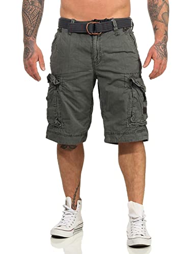 Jet Lag Herren Cargo Shorts Take Off 7 Charcoal W42 von Jet Lag