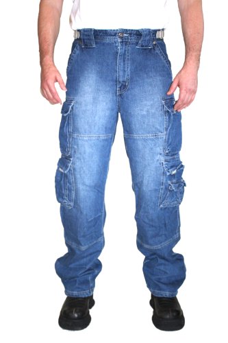 Jet Lag Hose Cargohose 007 Light Navy/Denim XXL/34 von Jet Lag
