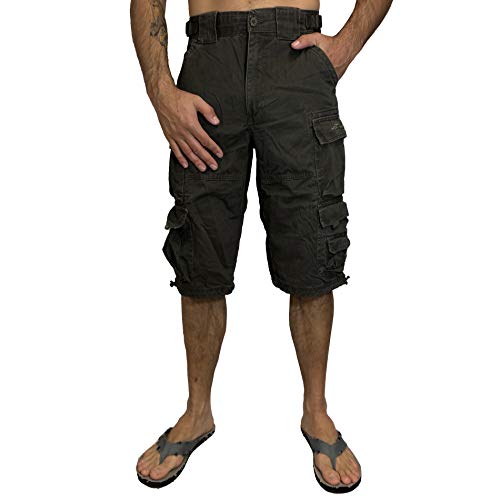 Jet Lag Short 007 S kurze 3/4 Hose Bermuda Short, Olive, XXL von Jet Lag
