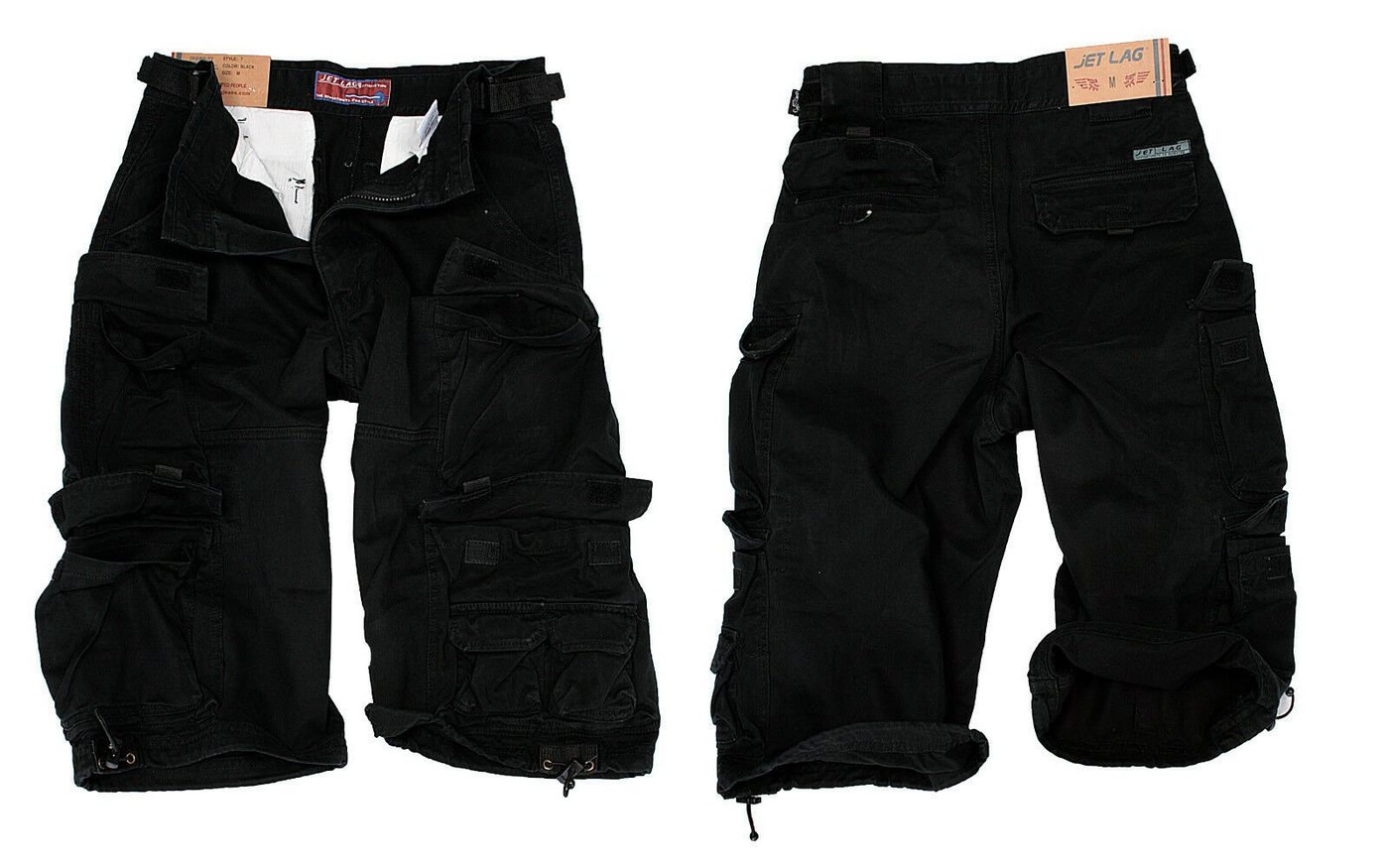 Jet Lag Shorts Cargo Shorts Kurze Hose Lang Short Bermuda 3 /4 Sommer 007B Denim von Jet Lag