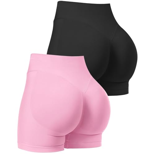 Jetjoy Sport Shorts Damen Impact Nahtlose Auswirkungen Gym Shorts Kurz Versteckte Radlerhose Scrunch Butt Lifting Yoga Laufen Kurze Sporthose Jetjoy Sport Shorts Damen Impact Nahtlose Auswirkungen Gym Shorts Kurz Versteckte Radlerhose Scrunch Butt Lifting Yoga Laufen Kurze Sporthose von Jetjoy
