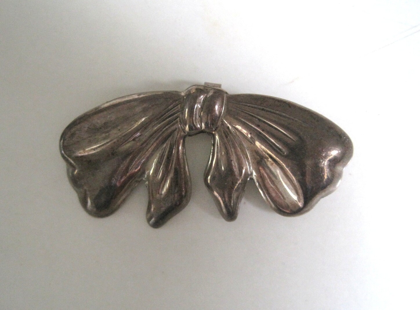 Vintage Schleife Brosche 1950Er Sterling Silber .925 Gestempelt - Made in Mexico Pin von JetsetCocoVintage
