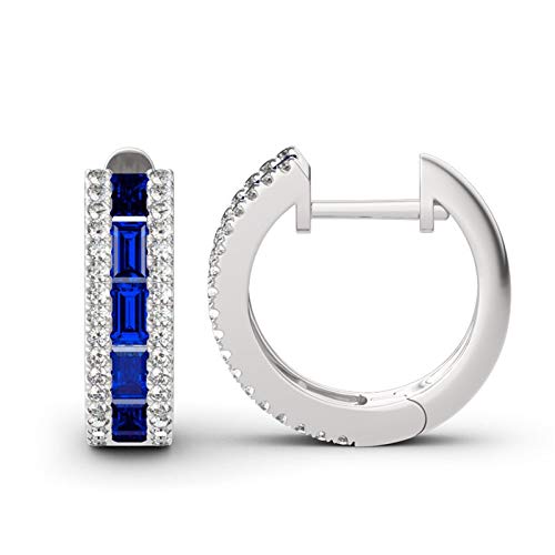 Jeulia Classic Sterling Silber Creolen Jubiläum Valentinstag Verlobung für Frau Braut Freundin Mädchen mit Geschenkbox von Jeulia