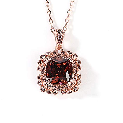 Jeulia Milgrain Design Halo-Halskette aus Sterlingsilber mit Kissenschliff für Frauen Teen Girls Bride Girlfriend Wife mit Schmuck-Geschenkbox Jeulia Milgrain Design Halo-Halskette aus Sterlingsilber mit Kissenschliff für Frauen Teen Girls Bride Girlfriend Wife mit Schmuck-Geschenkbox von Jeulia