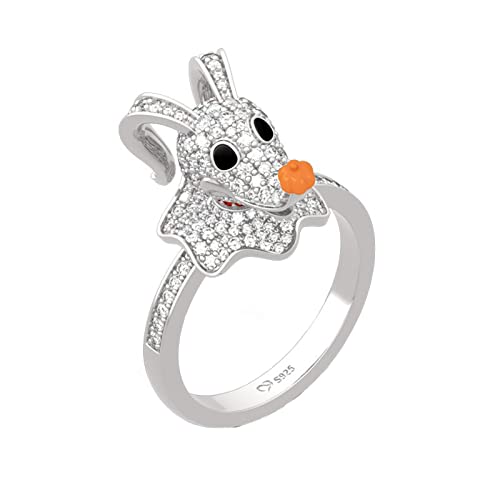 Jeulia Zero Sterling Silber Ring Chrismas Geburtstagsgeschenk für Frauen Mädchen Liebhaber mit Schmuckschatulle (61 (19.4)) von Jeulia