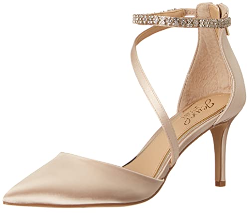 Jewel Badgley Mischka Damen Alaia Pumps, Champagner, 38.5 EU von Jewel Badgley Mischka