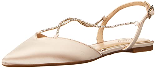 Jewel Badgley Mischka Damen Alanna Ballerinas, Champagner, 38 EU von Jewel Badgley Mischka