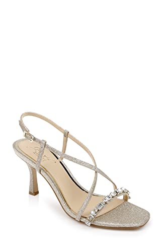 Jewel Badgley Mischka Damen Alexis Sandale mit Absatz, Helles Gold, 39.5 EU Jewel Badgley Mischka Damen Alexis Sandale mit Absatz, Helles Gold, 39.5 EU von Jewel Badgley Mischka