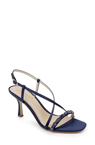 Jewel Badgley Mischka Damen Alexis Sandale mit Absatz, Marineblau, 39 EU von Jewel Badgley Mischka