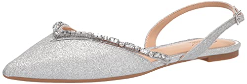 Jewel Badgley Mischka Damen Camden Ballerinas, Silber Glitter, 40 EU Jewel Badgley Mischka Damen Camden Ballerinas, Silber Glitter, 40 EU von Jewel Badgley Mischka