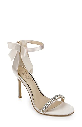 Jewel Badgley Mischka Damen Daley Sandale mit Absatz, Champagner, 40 EU von Jewel Badgley Mischka