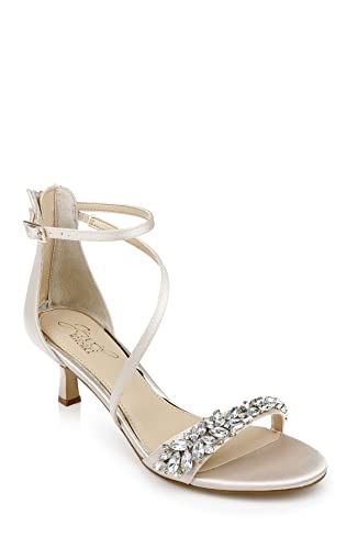 Jewel Badgley Mischka Damen Daleyza Sandale mit Absatz, Champagner, 36.5 EU Jewel Badgley Mischka Damen Daleyza Sandale mit Absatz, Champagner, 36.5 EU von Jewel Badgley Mischka