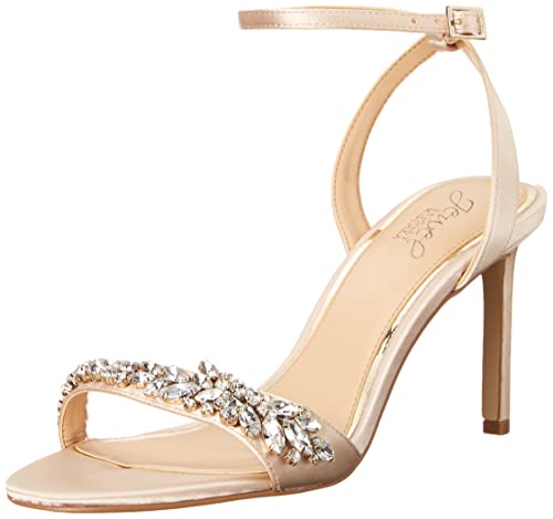 Jewel Badgley Mischka Damen Dallyce Sandale mit Absatz, Champagne, 39 EU von Jewel Badgley Mischka