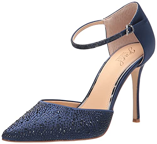Jewel Badgley Mischka Damen Jailene Pumps, Navy, 38.5 EU von Jewel Badgley Mischka