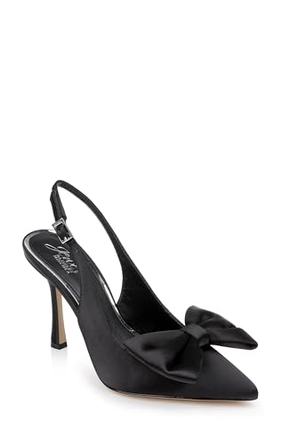 Jewel Badgley Mischka Damen Kourtnay Stiletto Slingback with Large Bow Sandale mit Absatz, Schwarz, 39 EU Jewel Badgley Mischka Damen Kourtnay Stiletto Slingback with Large Bow Sandale mit Absatz, Schwarz, 39 EU von Jewel Badgley Mischka