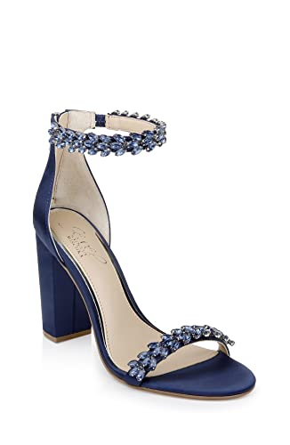 Jewel Badgley Mischka Damen Mayra Sandale mit Absatz, Marineblau, 37 EU Jewel Badgley Mischka Damen Mayra Sandale mit Absatz, Marineblau, 37 EU von Jewel Badgley Mischka