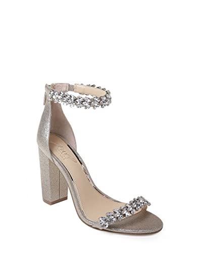 Jewel Badgley Mischka Damen Mayra Sandale mit Absatz, Gold/Glitzer, 40 EU Jewel Badgley Mischka Damen Mayra Sandale mit Absatz, Gold/Glitzer, 40 EU von Jewel Badgley Mischka