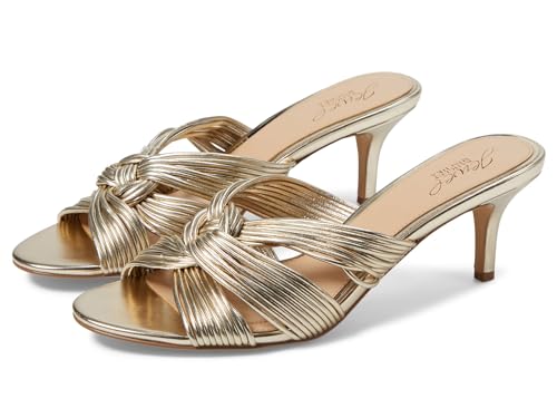 Jewel Badgley Mischka Damen Mia Schiebe-Sandalen, Goldfarbenes Leder, 39 EU Jewel Badgley Mischka Damen Mia Schiebe-Sandalen, Goldfarbenes Leder, 39 EU von Jewel Badgley Mischka