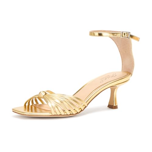Jewel Badgley Mischka Damen Silvia Sandale mit Absatz, metallic-goldfarben, 39 EU Jewel Badgley Mischka Damen Silvia Sandale mit Absatz, metallic-goldfarben, 39 EU von Jewel Badgley Mischka