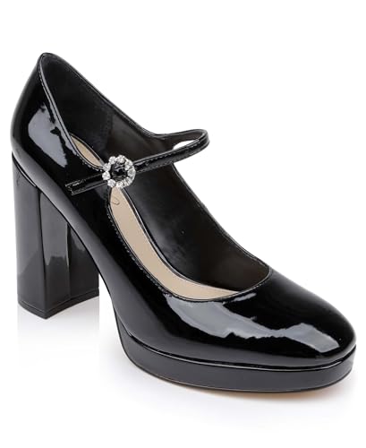 Jewel Badgley Mischka Damen Trisha Mary Jane Platform Patent Leather Pumps, Schwarz Lack, 39 EU Jewel Badgley Mischka Damen Trisha Mary Jane Platform Patent Leather Pumps, Schwarz Lack, 39 EU von Jewel Badgley Mischka
