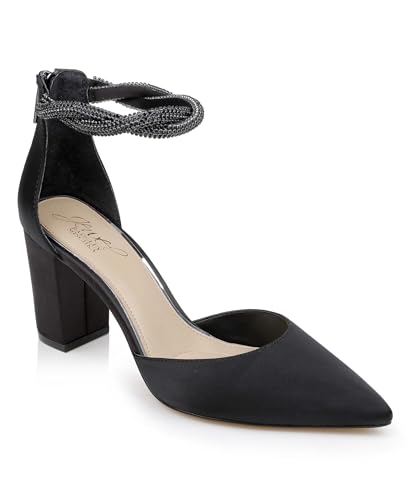 Jewel Badgley Mischka Tinsley Pumps mit spitzem Zehenbereich, Blockabsatz, Schwarz, 42 EU Jewel Badgley Mischka Tinsley Pumps mit spitzem Zehenbereich, Blockabsatz, Schwarz, 42 EU von Jewel Badgley Mischka