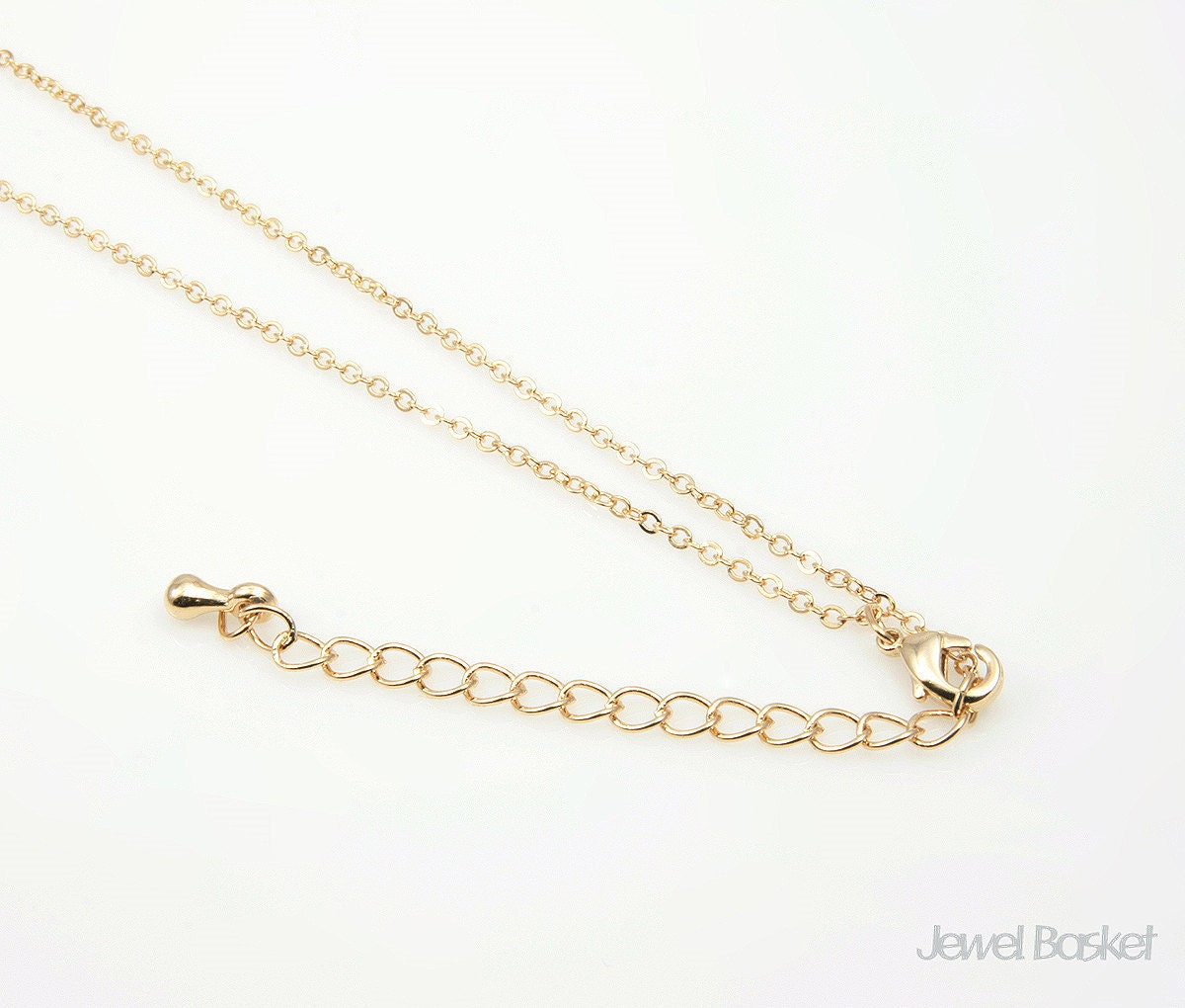 71cm Vergoldete Kette Mit Verlängerung - 235Sf | 1.6mm X 2mm/28 Zoll | 71cm Cog005-Ch | 5 Stück 71cm Vergoldete Kette Mit Verlängerung - 235Sf | 1.6mm X 2mm/28 Zoll | 71cm Cog005-Ch | 5 Stück von JewelBasket