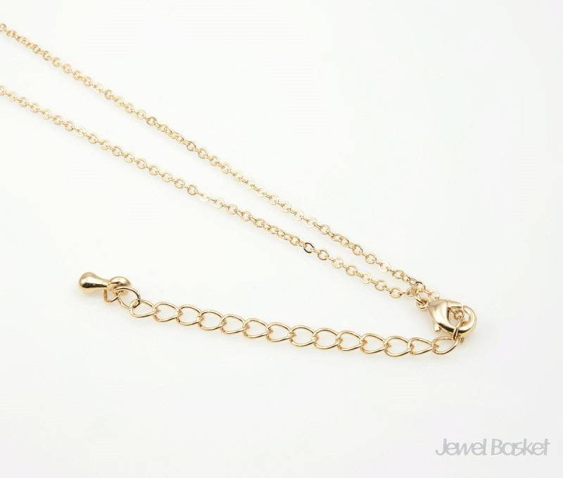 71cm Vergoldete Kette Mit Verlängerung - 235Sf | 1.6mm X 2mm/28 Zoll | 71cm Cog005-Ch | 5 Stück 71cm Vergoldete Kette Mit Verlängerung - 235Sf | 1.6mm X 2mm/28 Zoll | 71cm Cog005-Ch | 5 Stück von JewelBasket