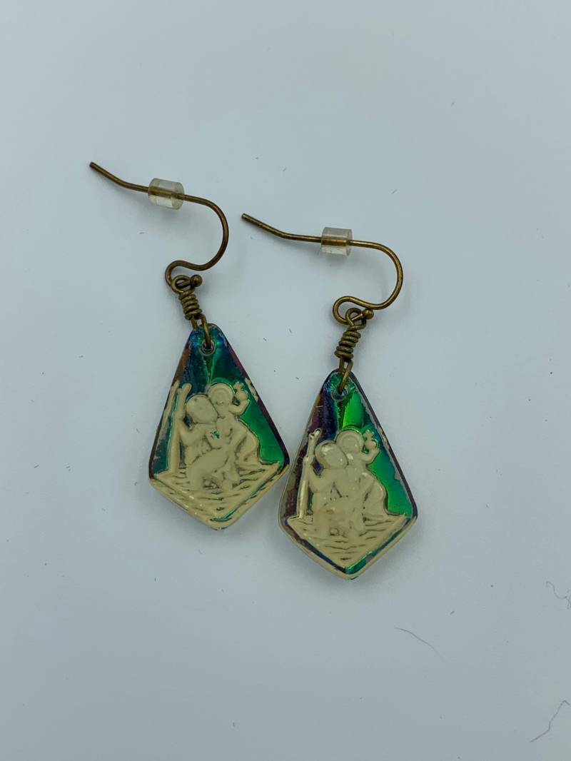 Irisierende Bilderohrringe Irisierende Bilderohrringe von JewelGrotto