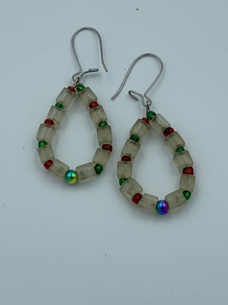 Perlen Creolen Perlen Creolen von JewelGrotto