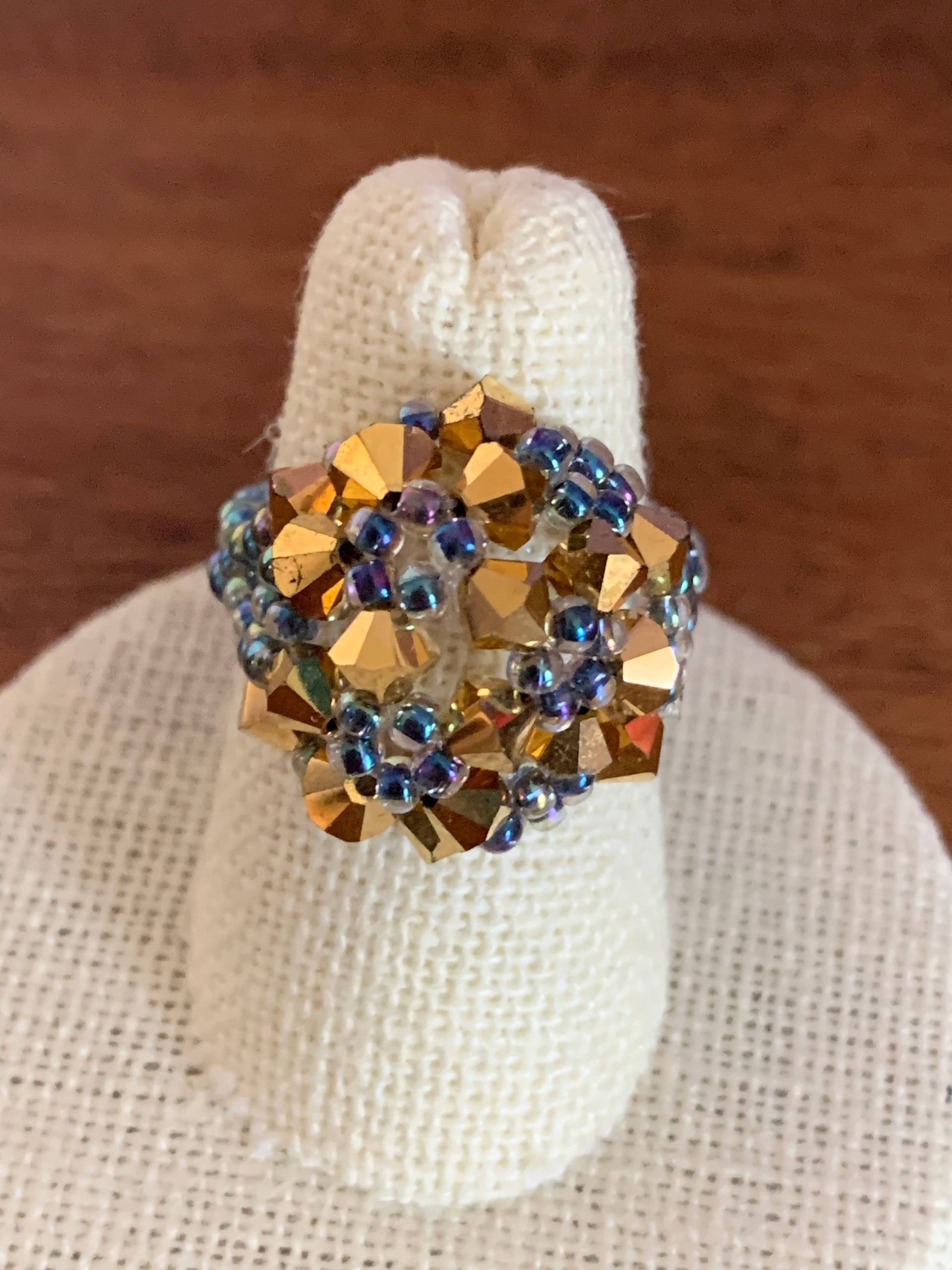 Swarovski Crystal Seed Bead Kuppelring Swarovski Crystal Seed Bead Kuppelring von JewelGrotto