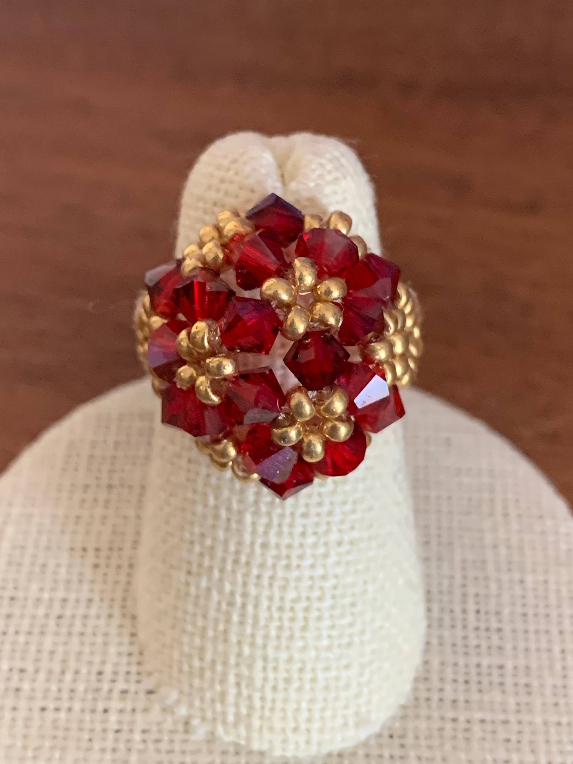 Swarovski Crystal Seed Bead Kuppelring Swarovski Crystal Seed Bead Kuppelring von JewelGrotto