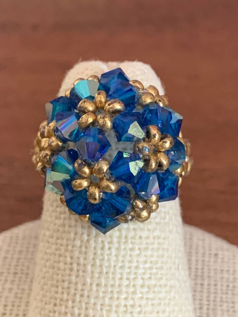 Swarovski Kristall Samen Perle Kuppelring | Capri Swarovski Kristall Samen Perle Kuppelring | Capri von JewelGrotto
