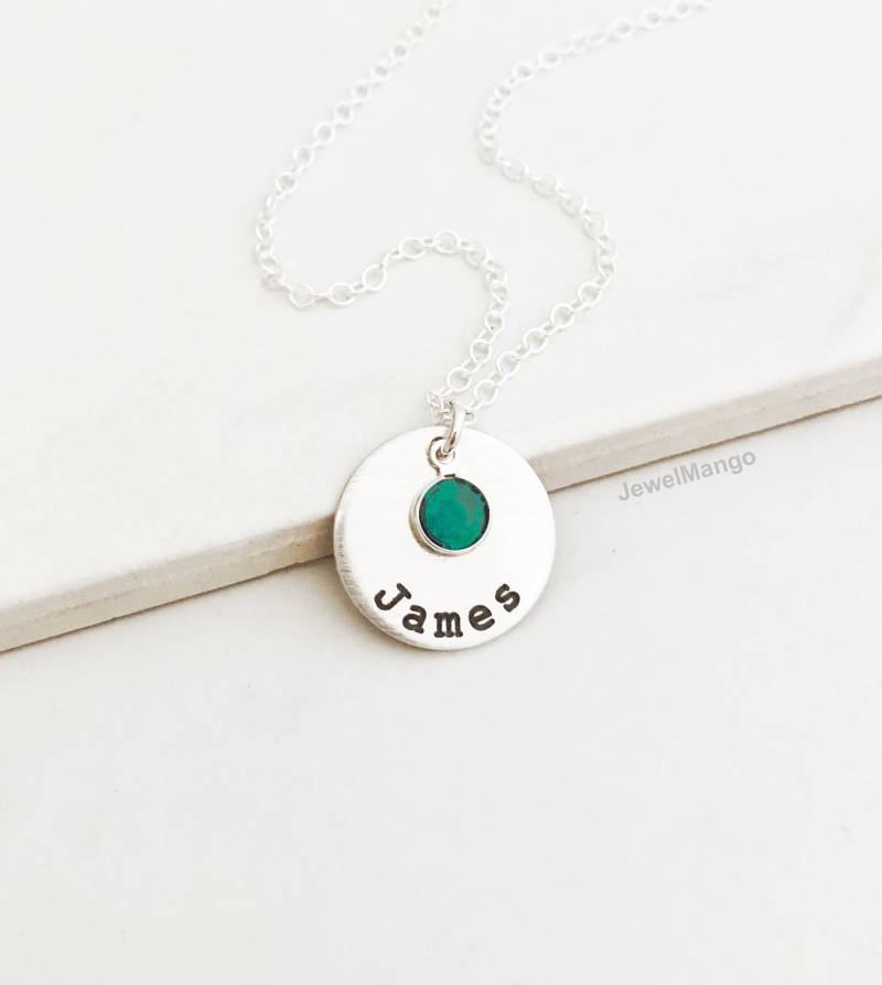 Mutter Halskette, Mama Geschenke, Personalisierte Geburt Stein Andenken, Kinder Namenskette, Geburtsstein Geschenke Für Mama von JewelMango