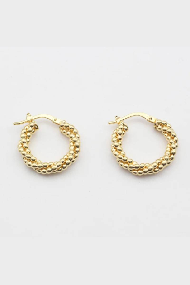 Creole Twisted Dots Gold von Jewelberry
