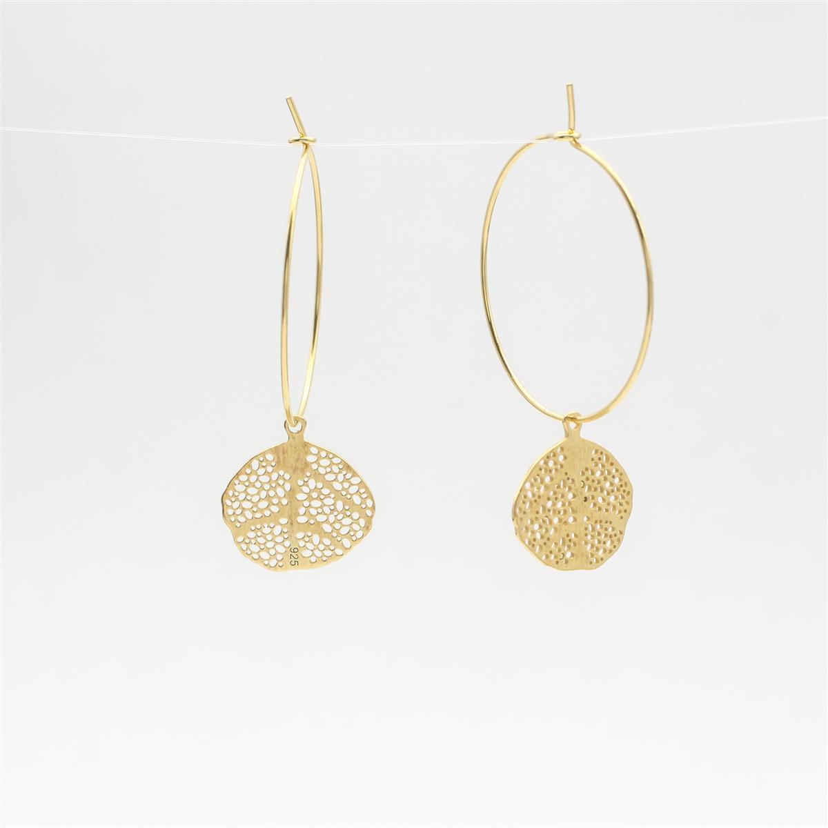 Kreole Small Coral Leaf von Jewelberry