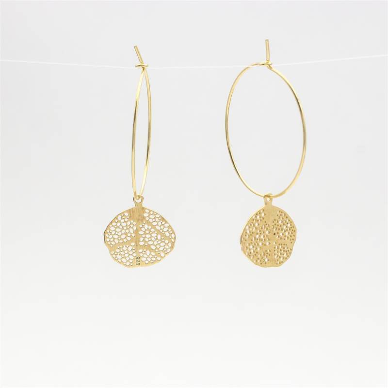 Kreole Small Coral Leaf von Jewelberry