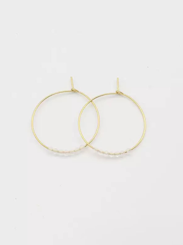 Kreolen Modell: Fine Pearls von Jewelberry