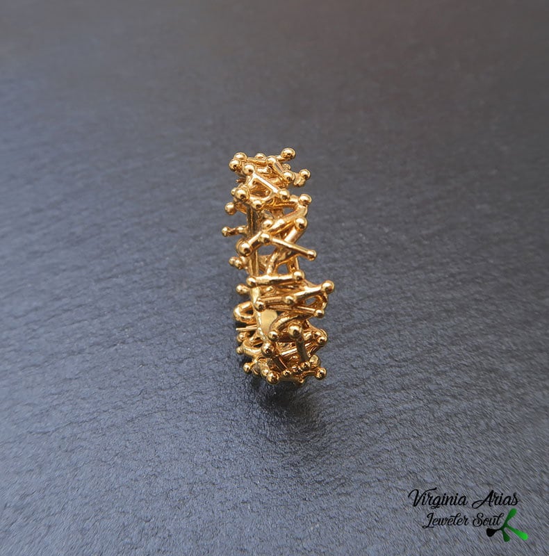 18K Gold Eternity Ring, Schmuck, Besonderer Geschenkring, Zarter Goldring, Handgemachter Goldring 18K Gold Eternity Ring, Schmuck, Besonderer Geschenkring, Zarter Goldring, Handgemachter Goldring von JewelerSoul