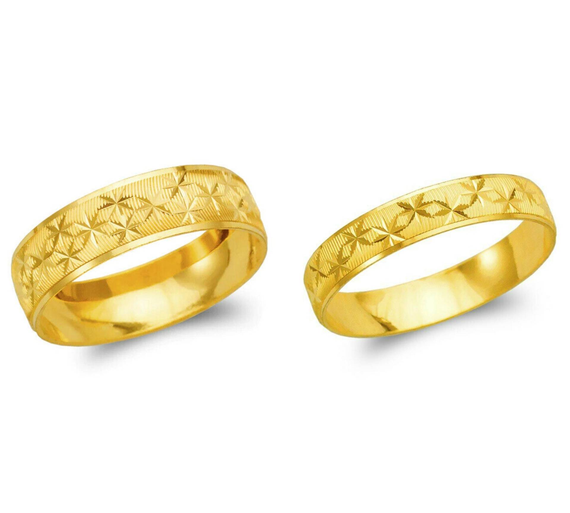 14K Solid Gelb Gold Stern Stanzen Ehering Fancy Ring Größe 5 - 11 14K Solid Gelb Gold Stern Stanzen Ehering Fancy Ring Größe 5 - 11 von Jewelheartcalifornia