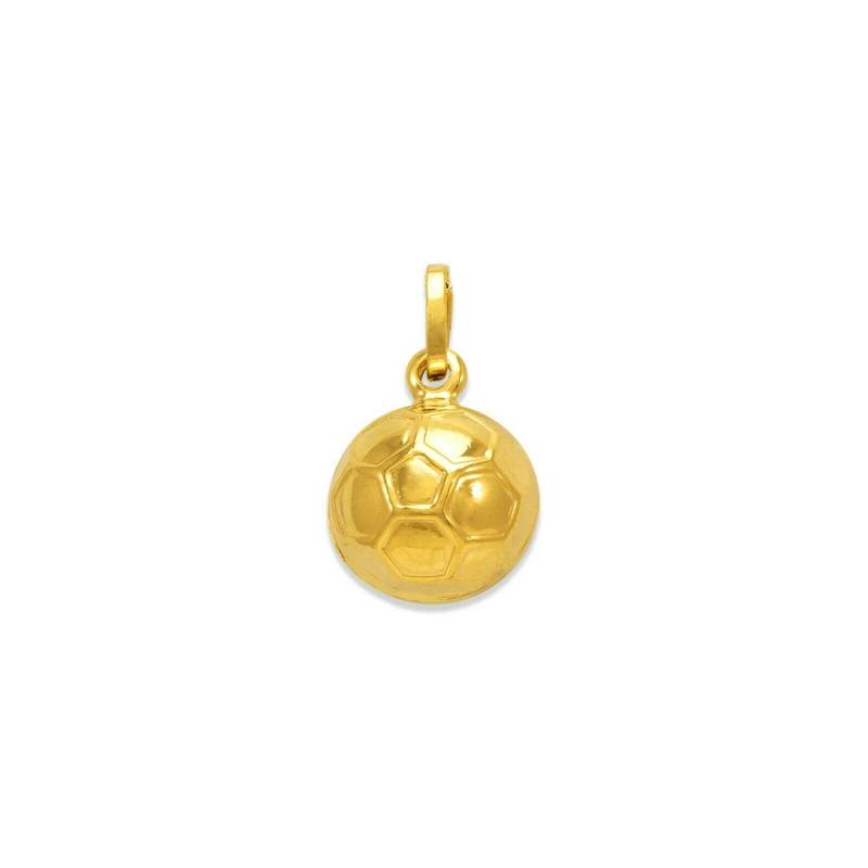 14K Echtgold Fußball Ball Anhänger - Sport Charm von Jewelheartcalifornia