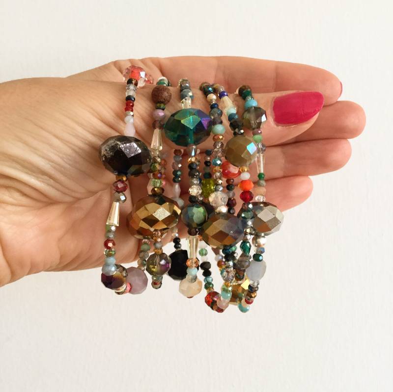 Kristall-Armband-stack Kristall-Armband-stack von JewelledBazaar