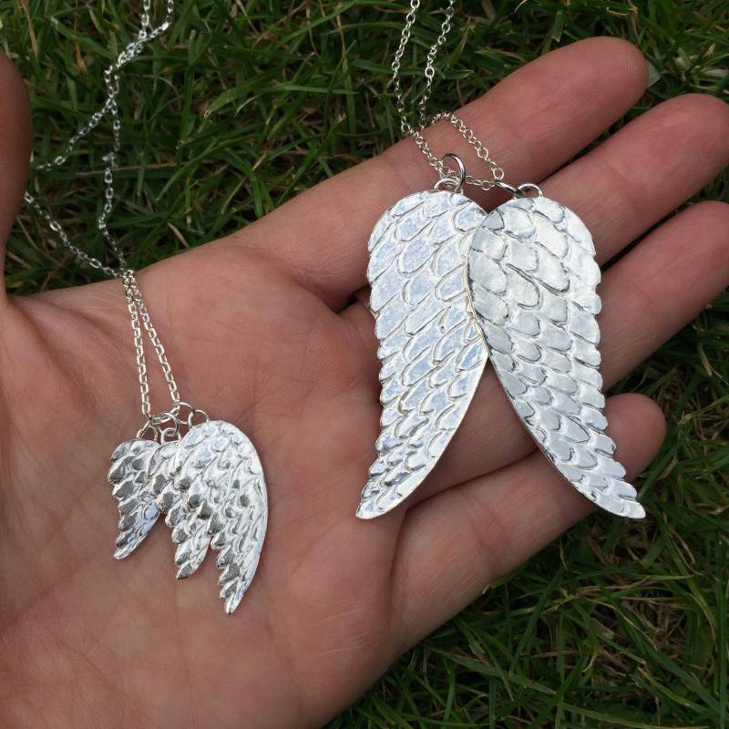 Engel Flügel Anhänger, Silber Flügel, Schmuck, Personalisierte Handgefertigten Schmuck Engel Flügel Anhänger, Silber Flügel, Schmuck, Personalisierte Handgefertigten Schmuck von JewelleryByEm