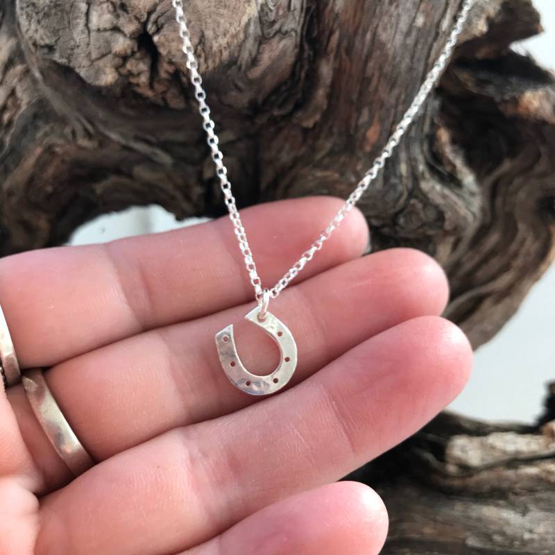 Hufeisen - Silberne Kette, Anhänger, Glücksbringer, Massiv Silber, Von Der Natur Inspiriert Hufeisen - Silberne Kette, Anhänger, Glücksbringer, Massiv Silber, Von Der Natur Inspiriert von JewelleryByEm