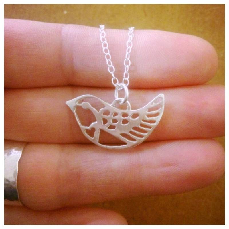sterling Silber Vogel Halskette, Handgemachter Anhänger, Kleiner Vogel, Wald Schmuck, Geschenk Für Liebhaber sterling Silber Vogel Halskette, Handgemachter Anhänger, Kleiner Vogel, Wald Schmuck, Geschenk Für Liebhaber von JewelleryByEm