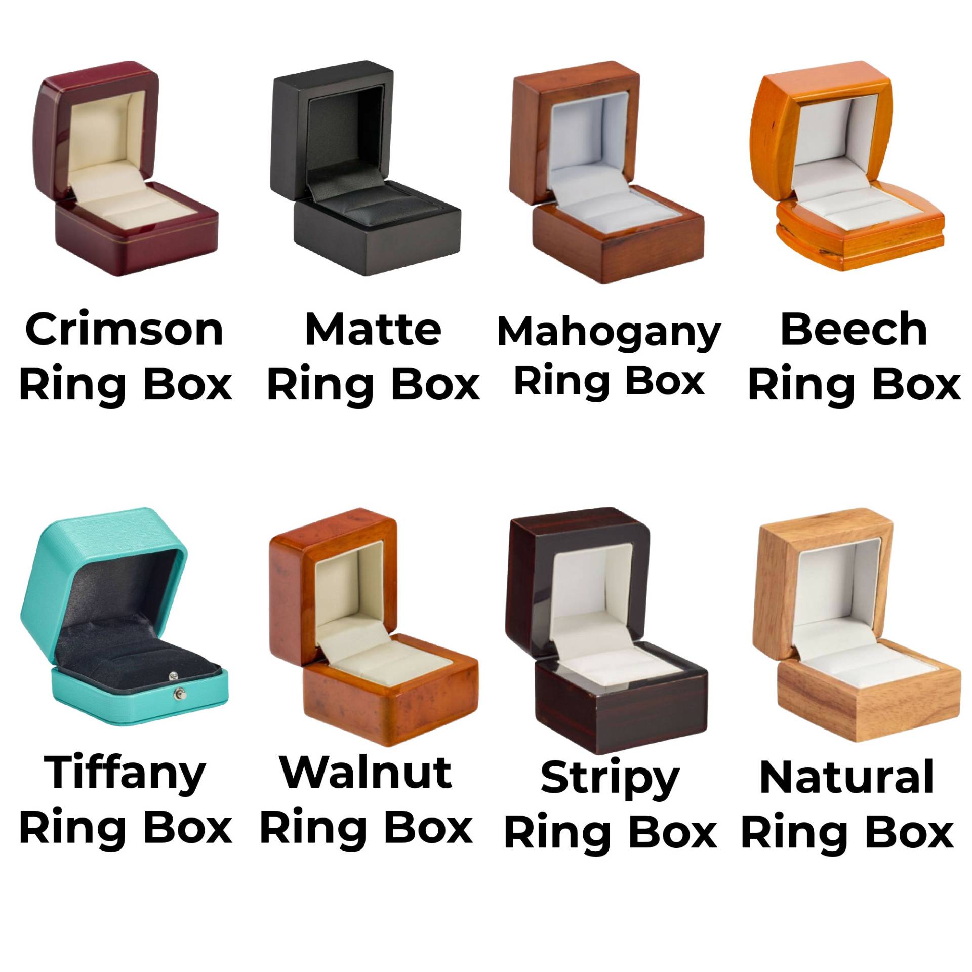Holz Ring Box, Brautjungfer Geschenk Box, Innen Weiche Hochzeit Ring Holz Vorschlag Schmuck Box Für Frau von JewelleryEssence