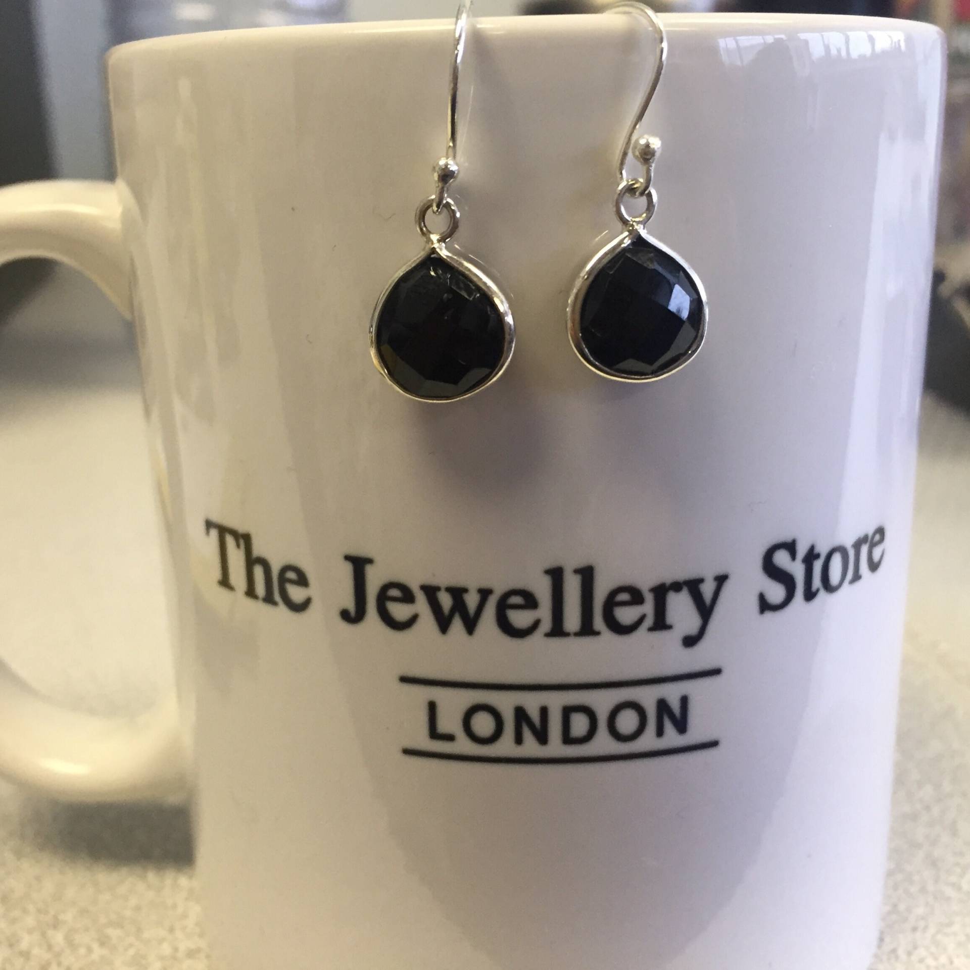 sterling Silber Schwarzer Onyx Tropfen Ohrringe Nickel Frei sterling Silber Schwarzer Onyx Tropfen Ohrringe Nickel Frei von JewelleryStoreLondon