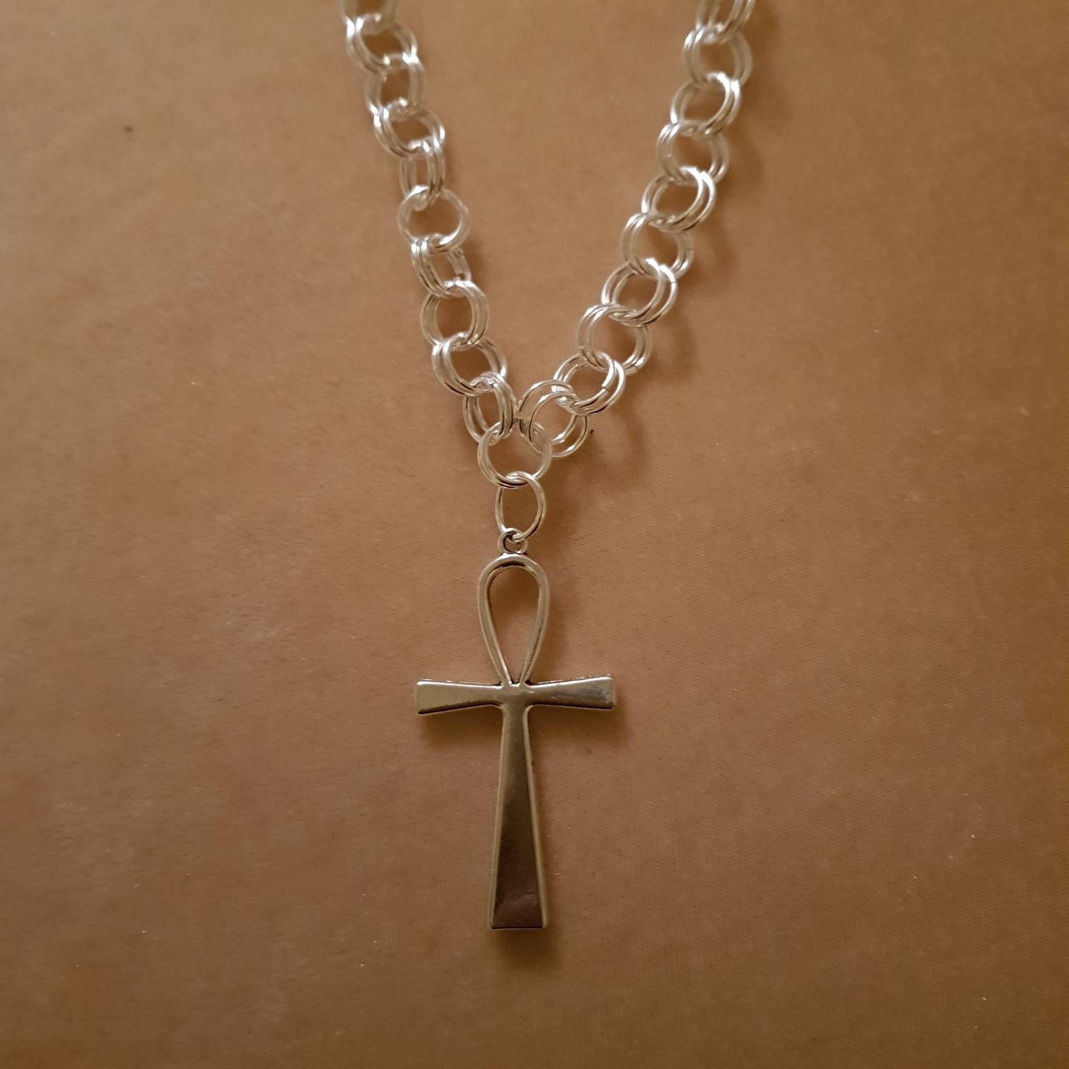 Kette Maille Mit Ankh Anhänger Kette Maille Mit Ankh Anhänger von JewellerybyALK