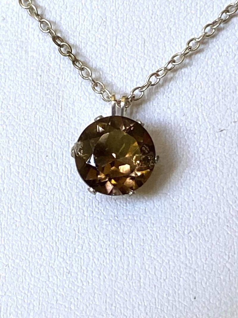 Rauchquarz Und Sterling Silber Anhänger Rauchquarz Und Sterling Silber Anhänger von JewellerybyMollique